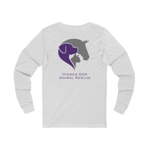 Hidden Gem Animal Rescue Unisex Jersey Long Sleeve Tee